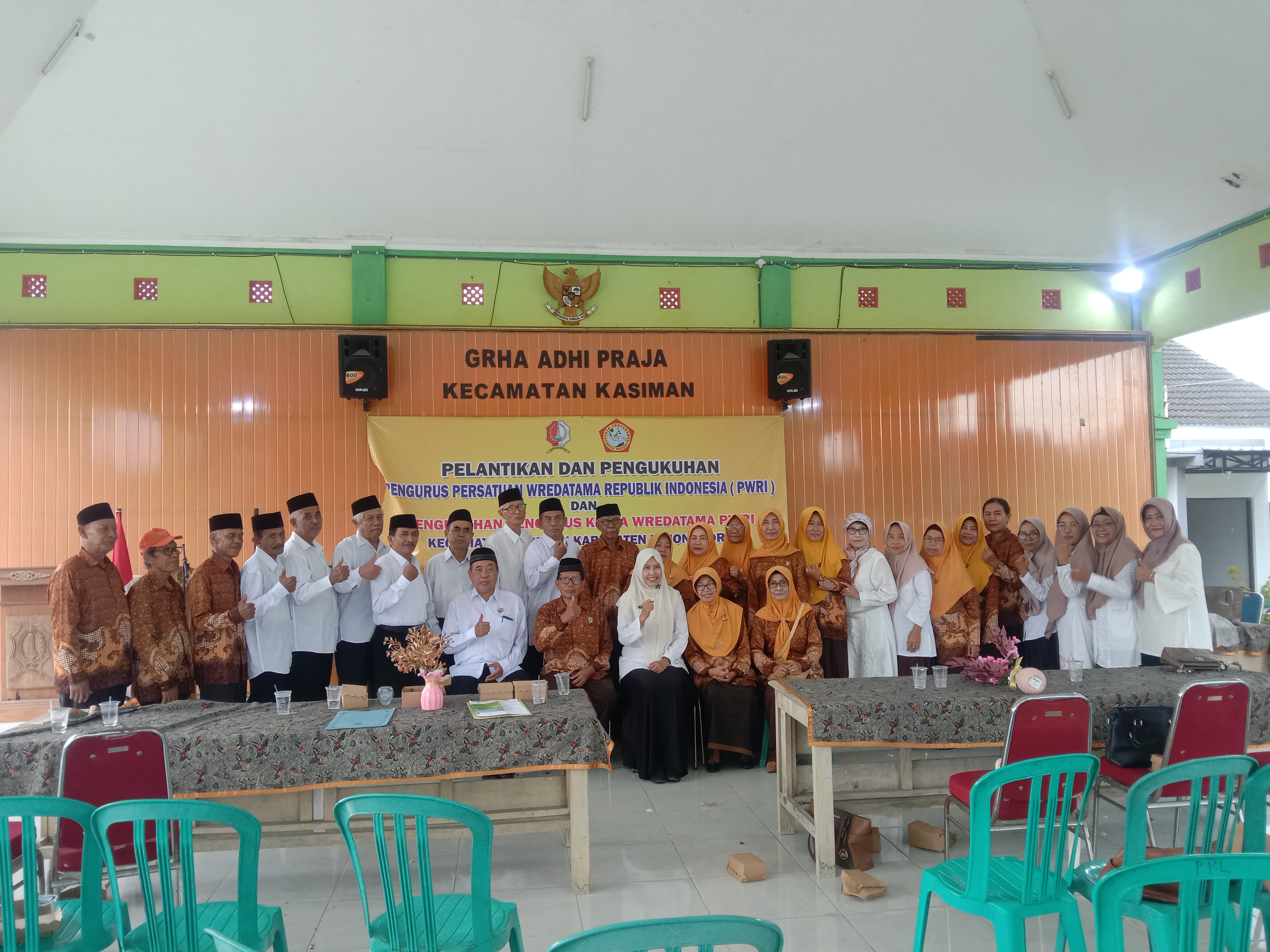Pelantikan Pengurus PWRI Kecamatan Kasiman Periode 2025-2030