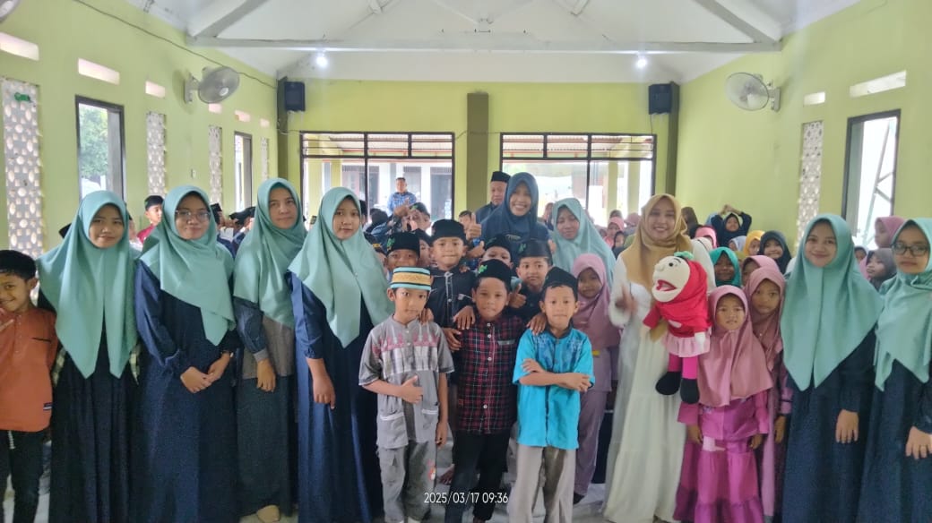 Serunya Dongeng Bocil di Kecamatan Kasiman, Anak-Anak Antusias Mendengarkan Cerita Inspiratif