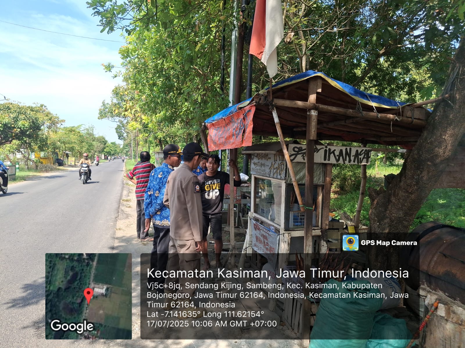 Pemantauan Titik Kerawanan di Kecamatan Kasiman, 17 Juli 2025: Agar Lingkungan Aman dan Tertib