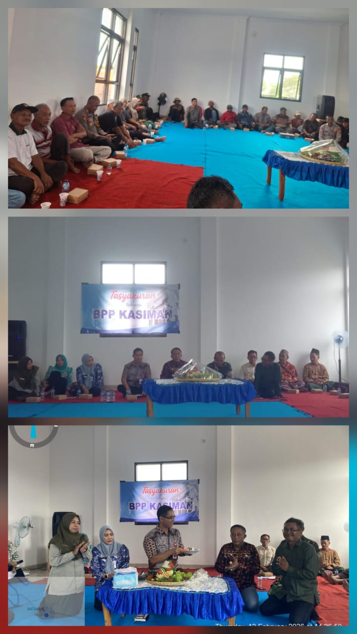 Tasyakuran Kantor Baru DKPP Kecamatan Kasiman: Awali Pelayanan Lewat Kebersamaan dan Syukur