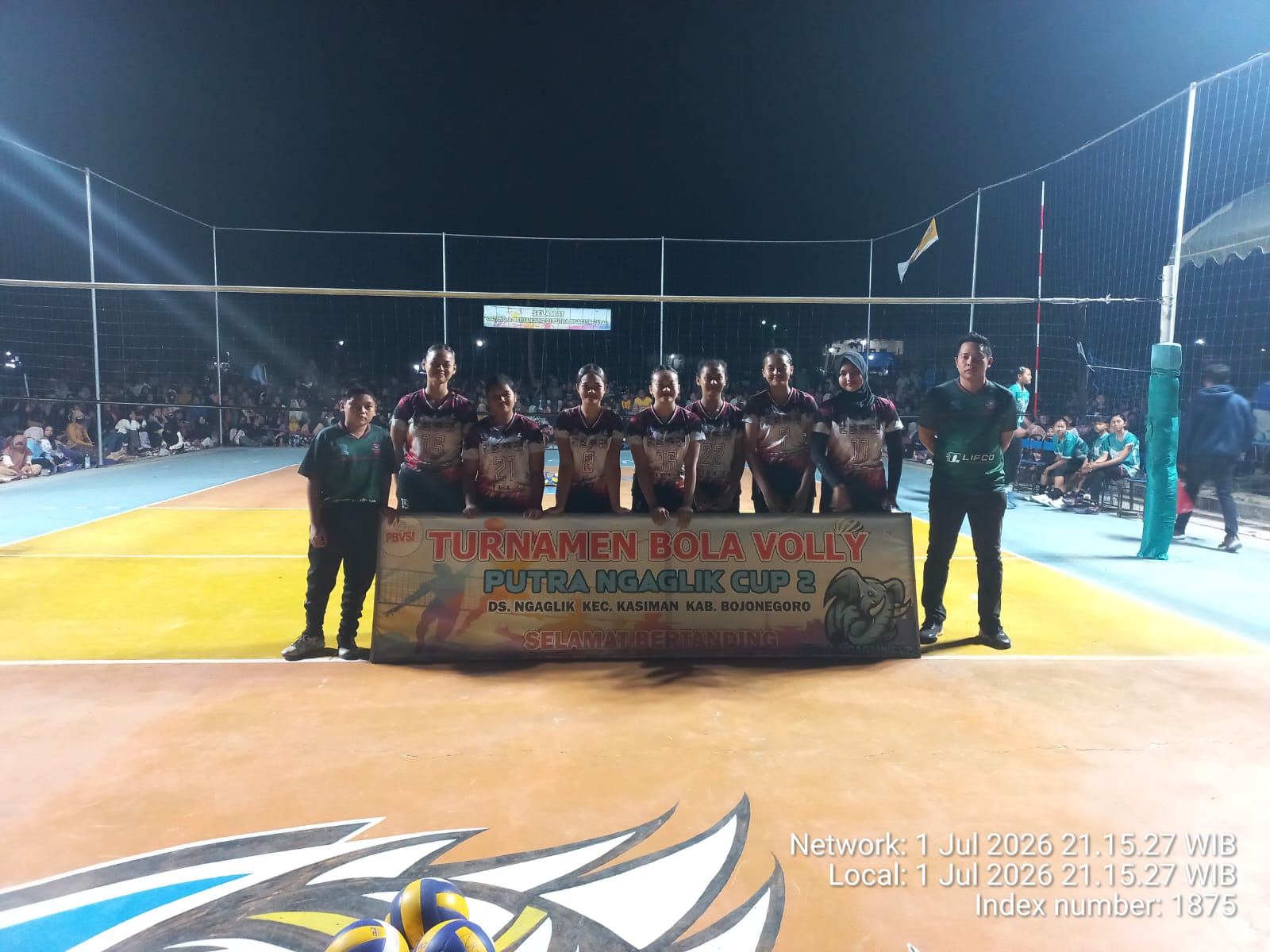 Turnamen Bola Volly Ngaglik Cup II 2026 Memasuki Babak Semifinal, Berlangsung Meriah dan Kondusif